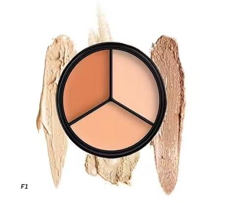 MORBEE 3-in-1 Concealer Palette, Full Coverage Color Correcting Cream, Hydrating Formula, 01 Neutral, 0.52 Oz A01 - Image 4