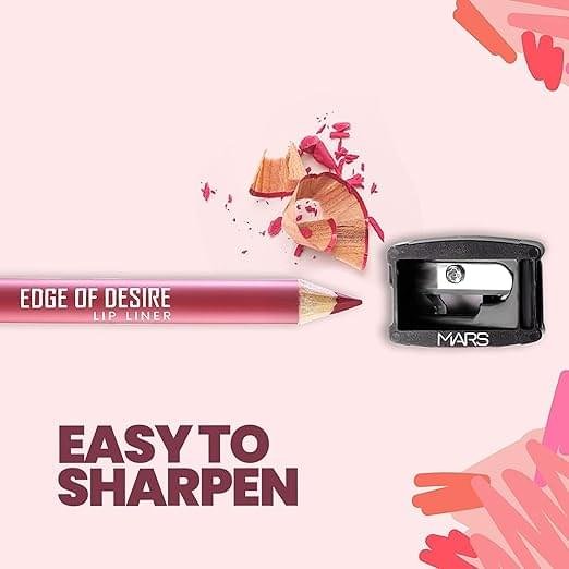MARS Matte Lip Liner | One Swipe Smooth Application | Long Lasting Lip Pencil (1.4gm) (09-STEAMY PINK) - Image 3
